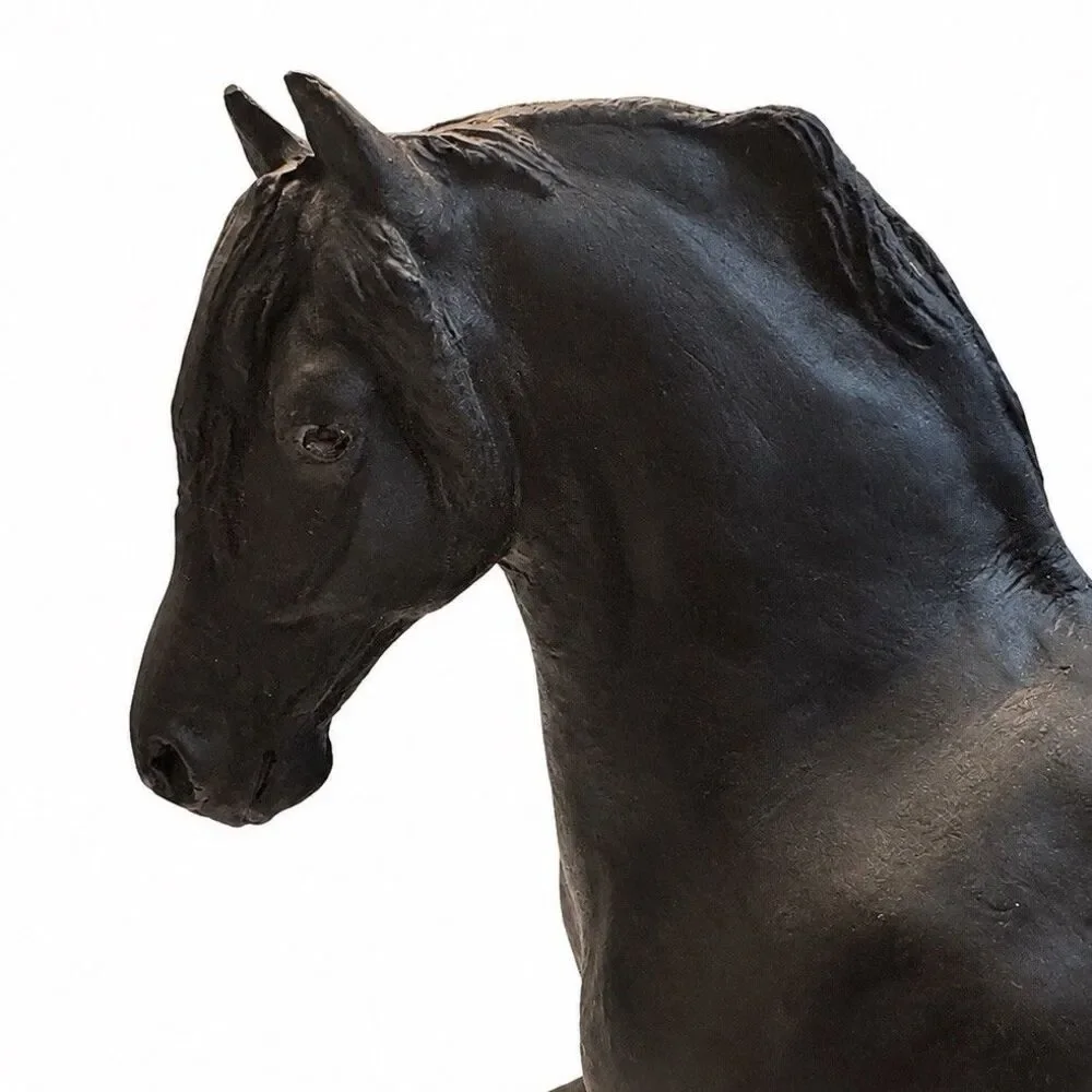 Breyer #485 Friesian Stallion Black Traditional Horse 1992-1995 Vintage